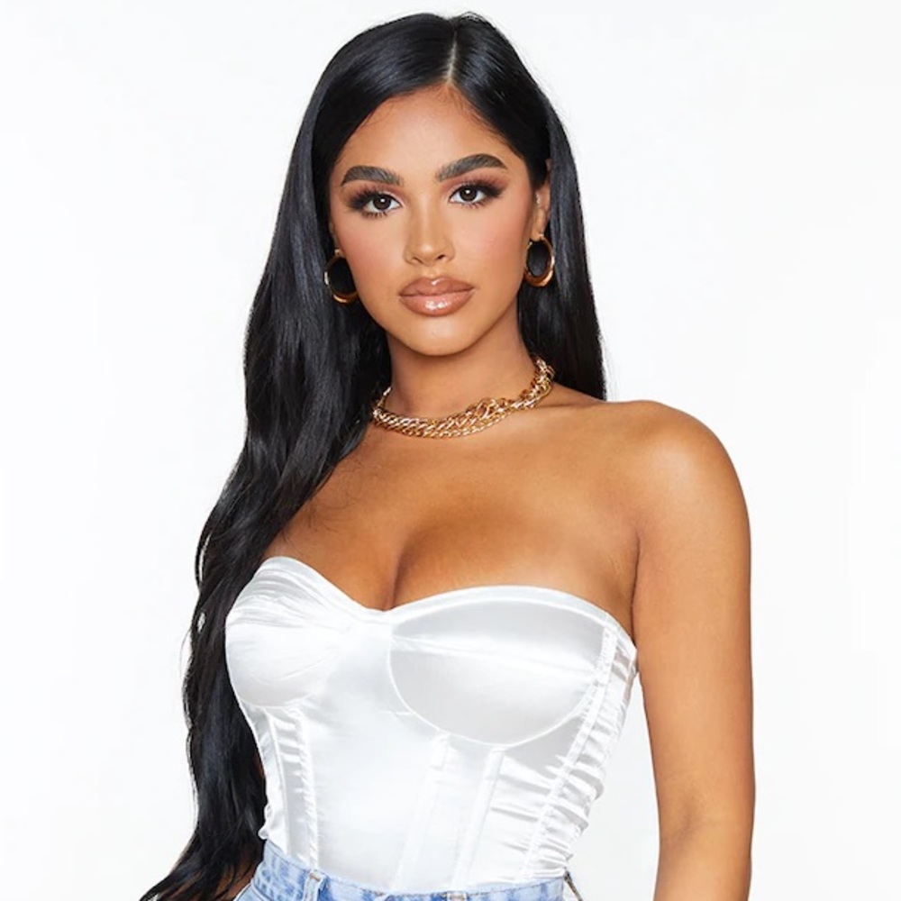 Pretty Little Thing Satin Corset